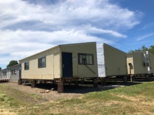 modular structure at Garfield Elementary