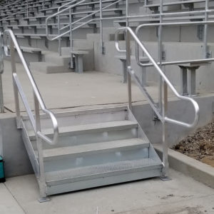 Grandstand stairs